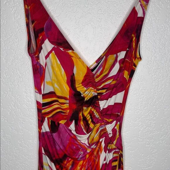 New LOUISA BALLOU -Summer Solstice Printed Mini Dress XS Color Knights Tour - Picture 4 of 15
